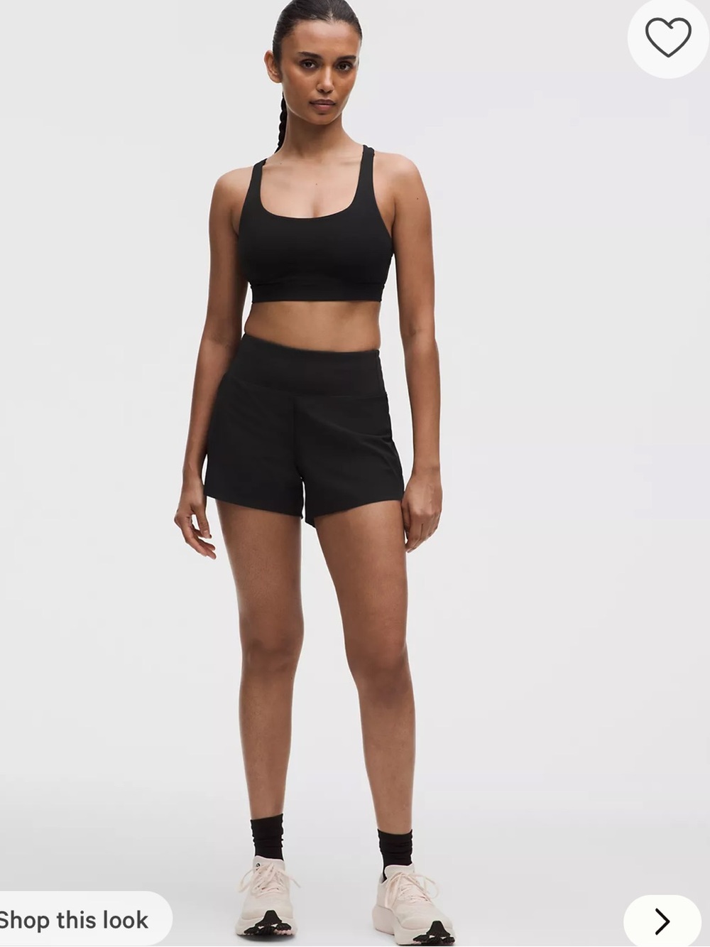 NWT lululemon Speed up High-Rise Shorts, 4”, Black, Size 0